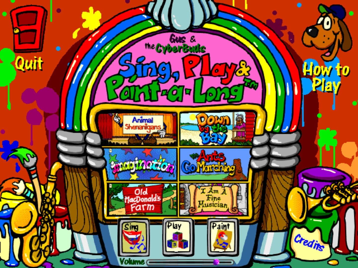 Gus and the Cyberbuds: Sing, Play & Paint-A-Long screenshot 2