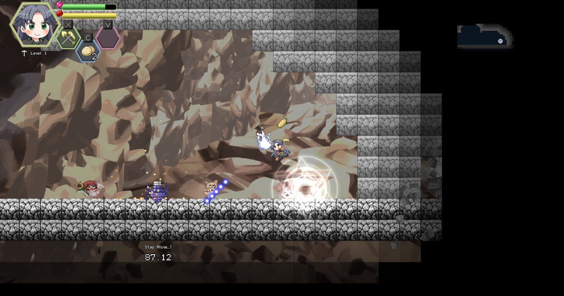 Momoyo to Tsukasa no Dig Dig Adventure screenshot 5