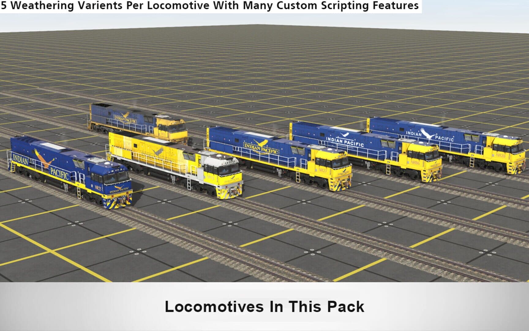 Trainz Railroad Simulator 2019: NR Class Locomotive - JBR Indian Pacific Pack screenshot 6