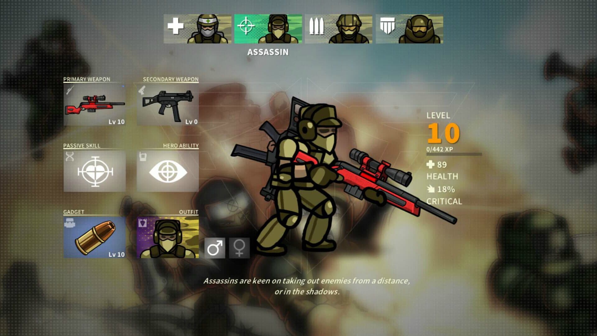 Strike Force Heroes: Original Flash Outfits screenshot 2