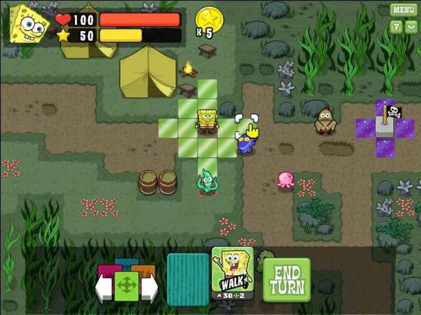 SpongeBob's Atlantis SquarePantis SquareOff screenshot 1