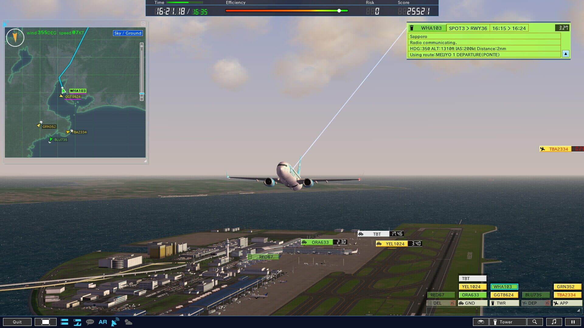 I am an Air Traffic Controller 4: Airport Nagoya - RJGG screenshot 8