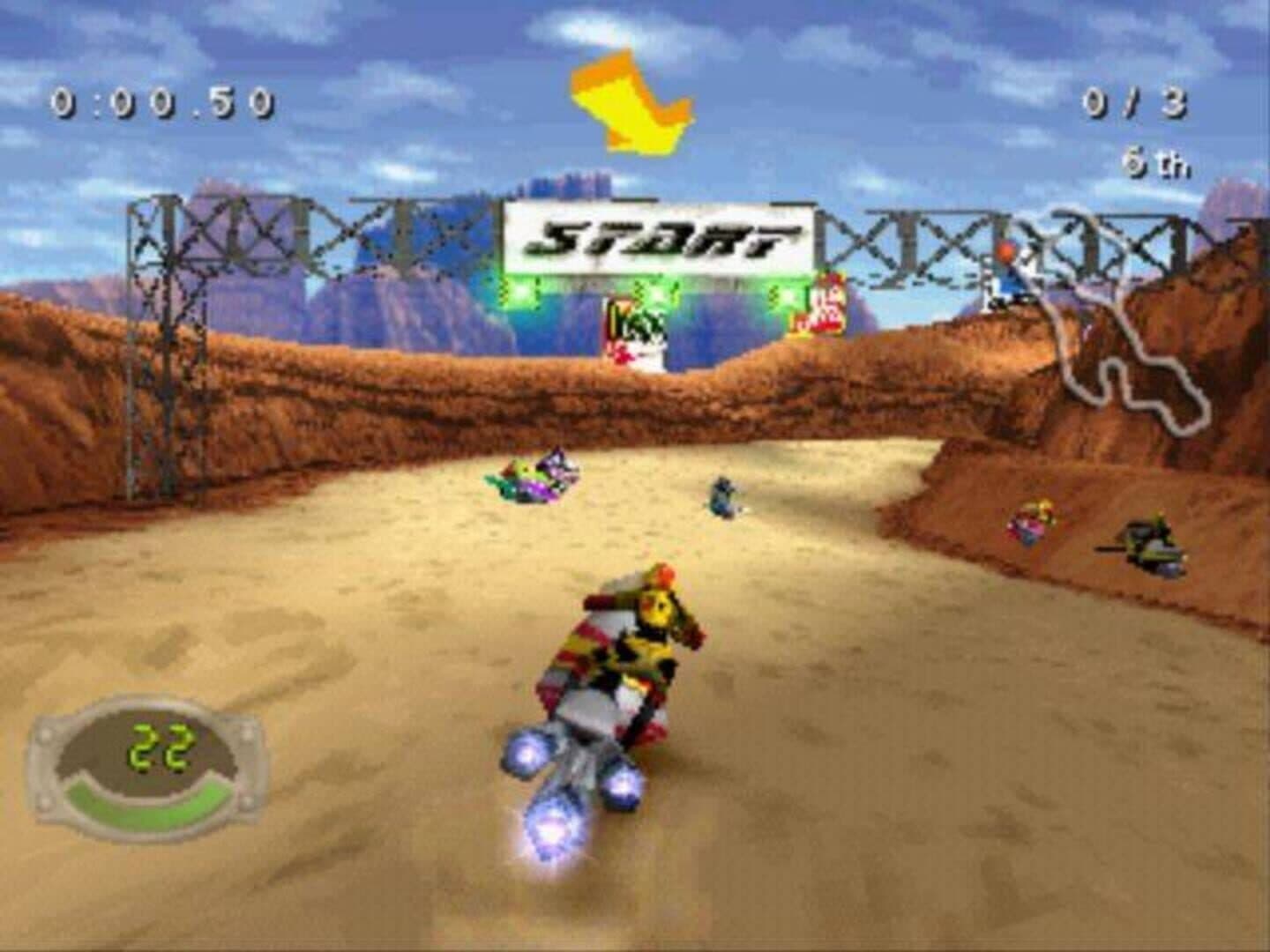 Jet Moto 3 screenshot 1