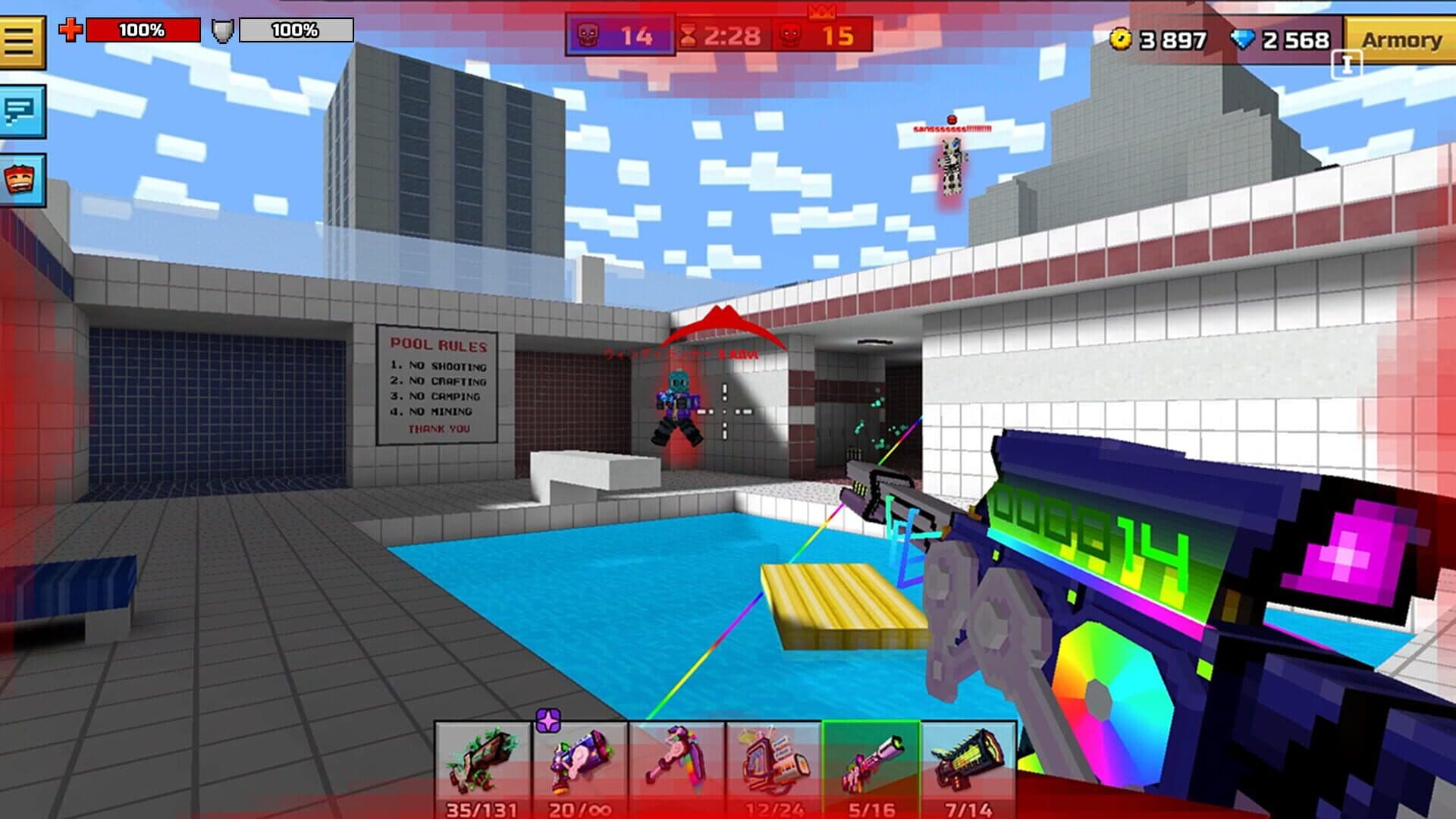 Pixel Gun 3D: RGB Hero Set screenshot 6