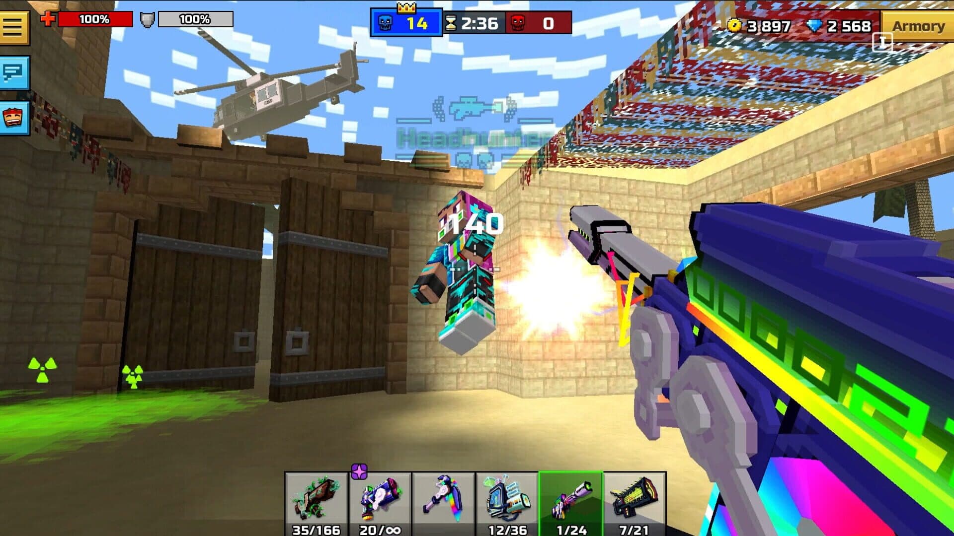 Pixel Gun 3D: RGB Hero Set screenshot 7