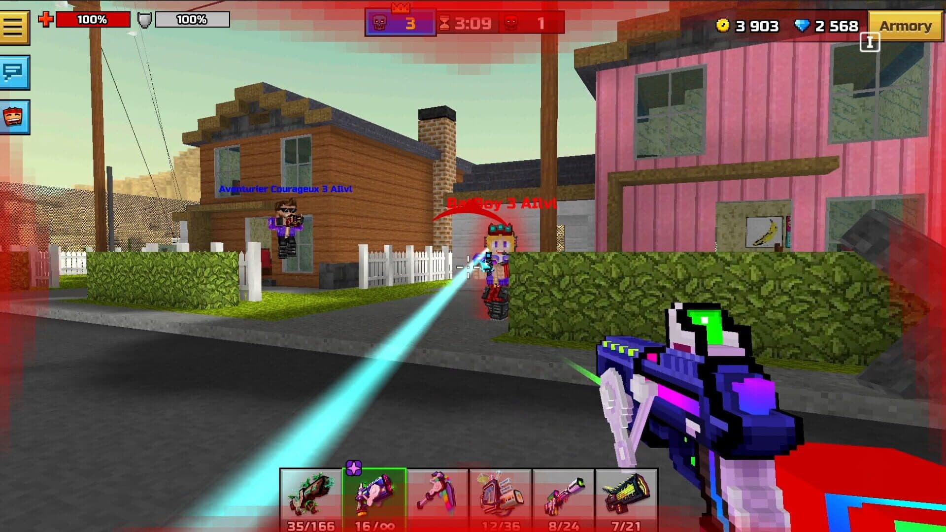 Pixel Gun 3D: RGB Hero Set screenshot 5