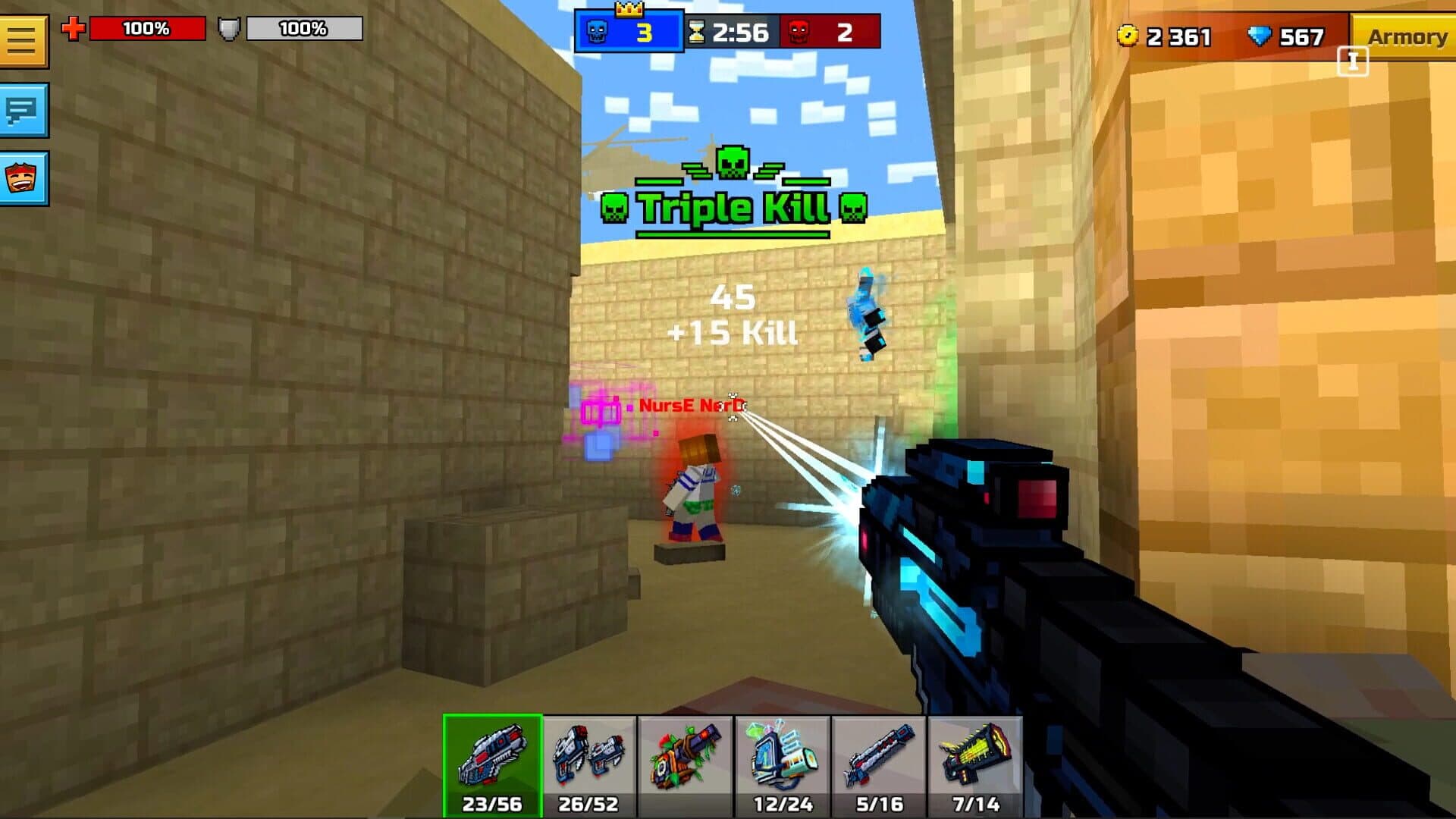 Pixel Gun 3D: Frost Dive Set screenshot 2