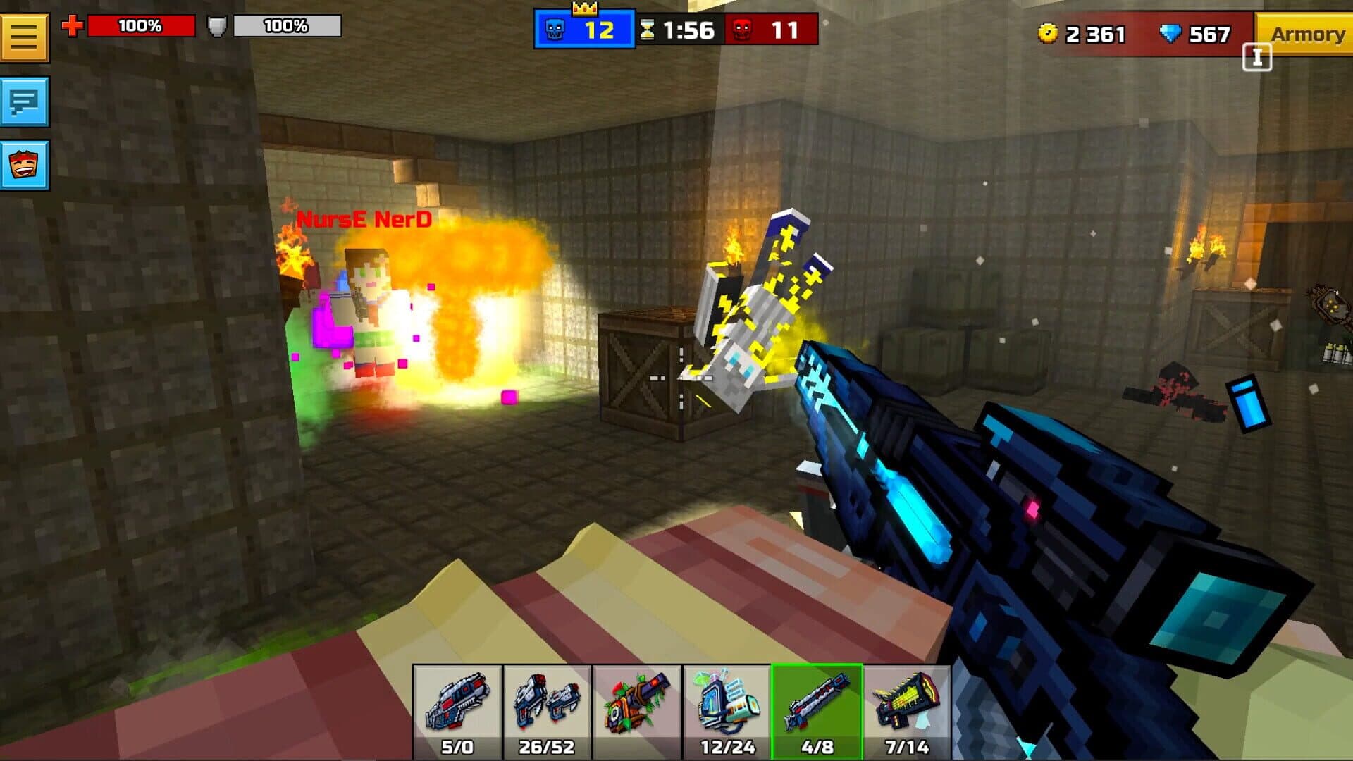 Pixel Gun 3D: Frost Dive Set screenshot 3