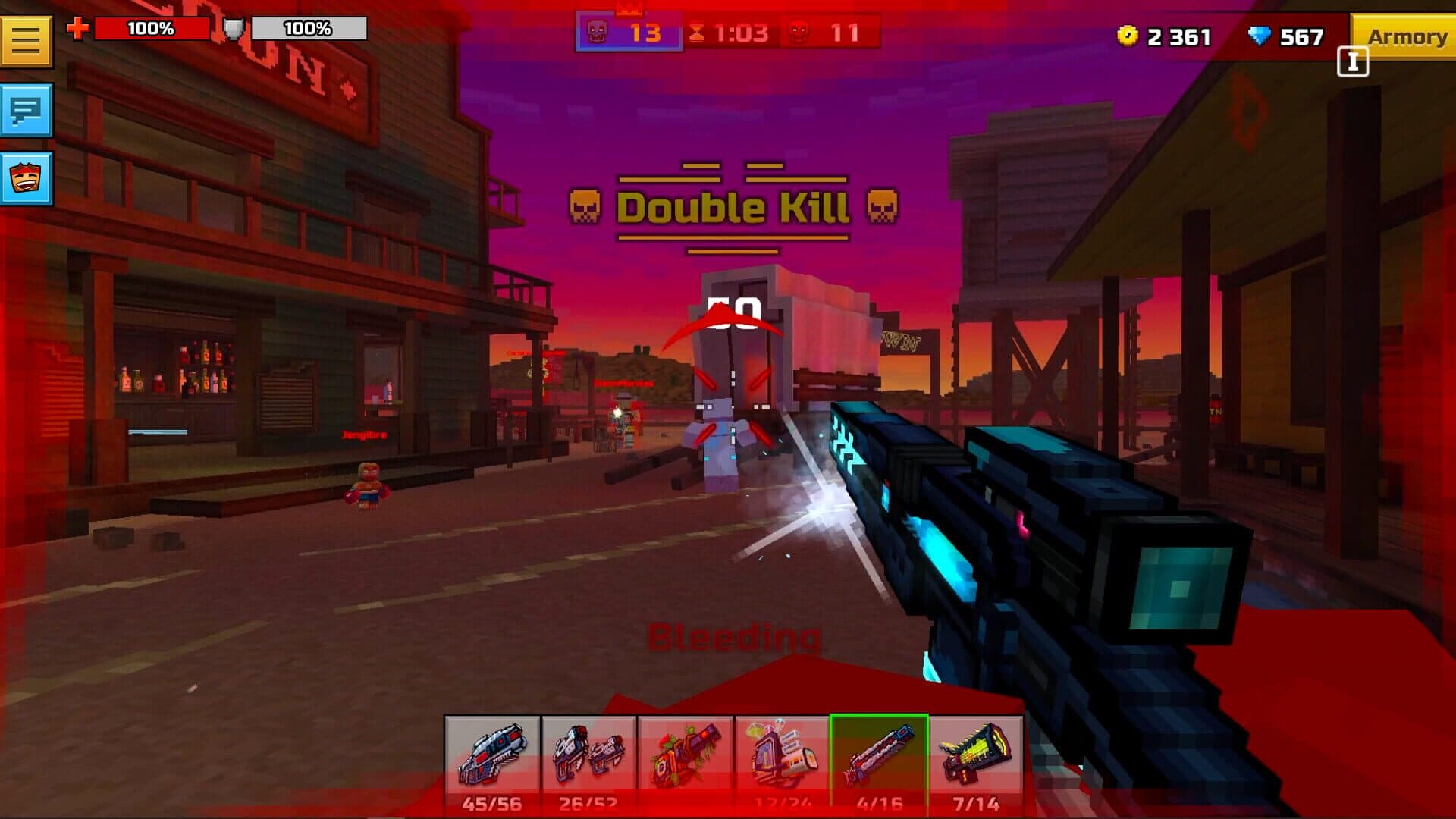 Pixel Gun 3D: Frost Dive Set screenshot 4