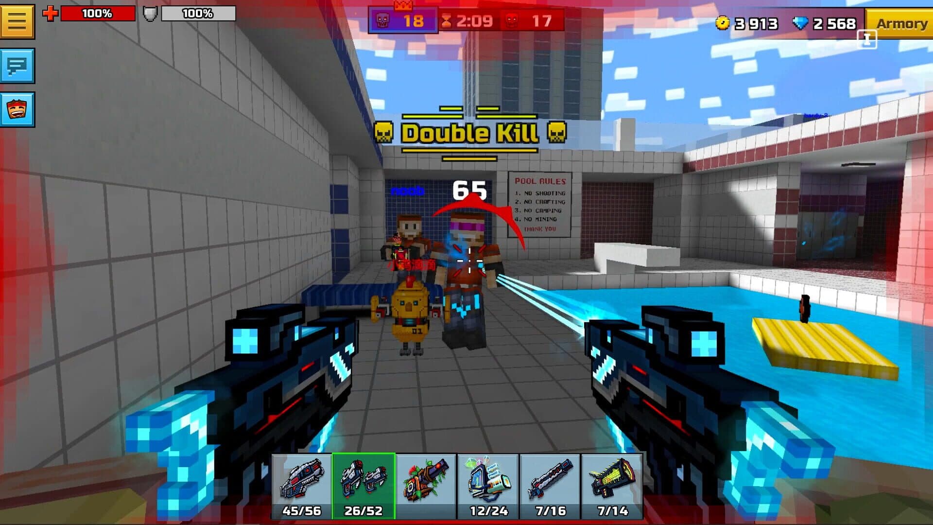 Pixel Gun 3D: Frost Dive Set screenshot 6