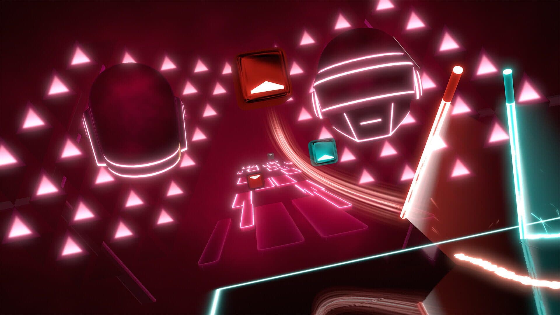 Beat Saber: Daft Punk - "Get Lucky (feat. Pharrell Williams and Nile Rodgers)" screenshot 1