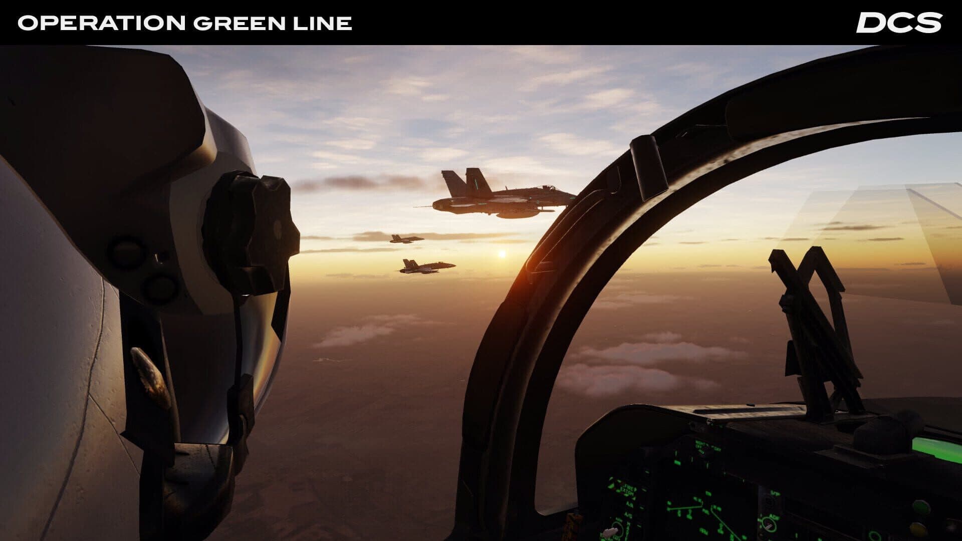 DCS World: F/A-18C Operation Green Line by BADGER633 screenshot 5