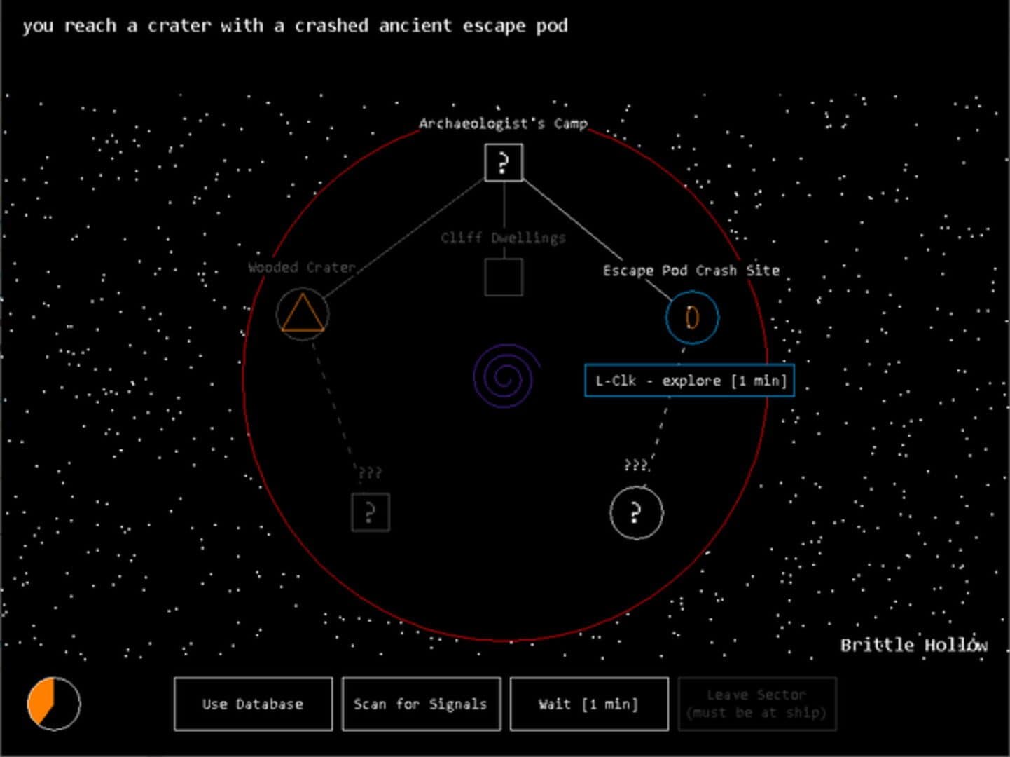 ​Outer Wilds: A Thrilling Graphical Text Adventure screenshot 1