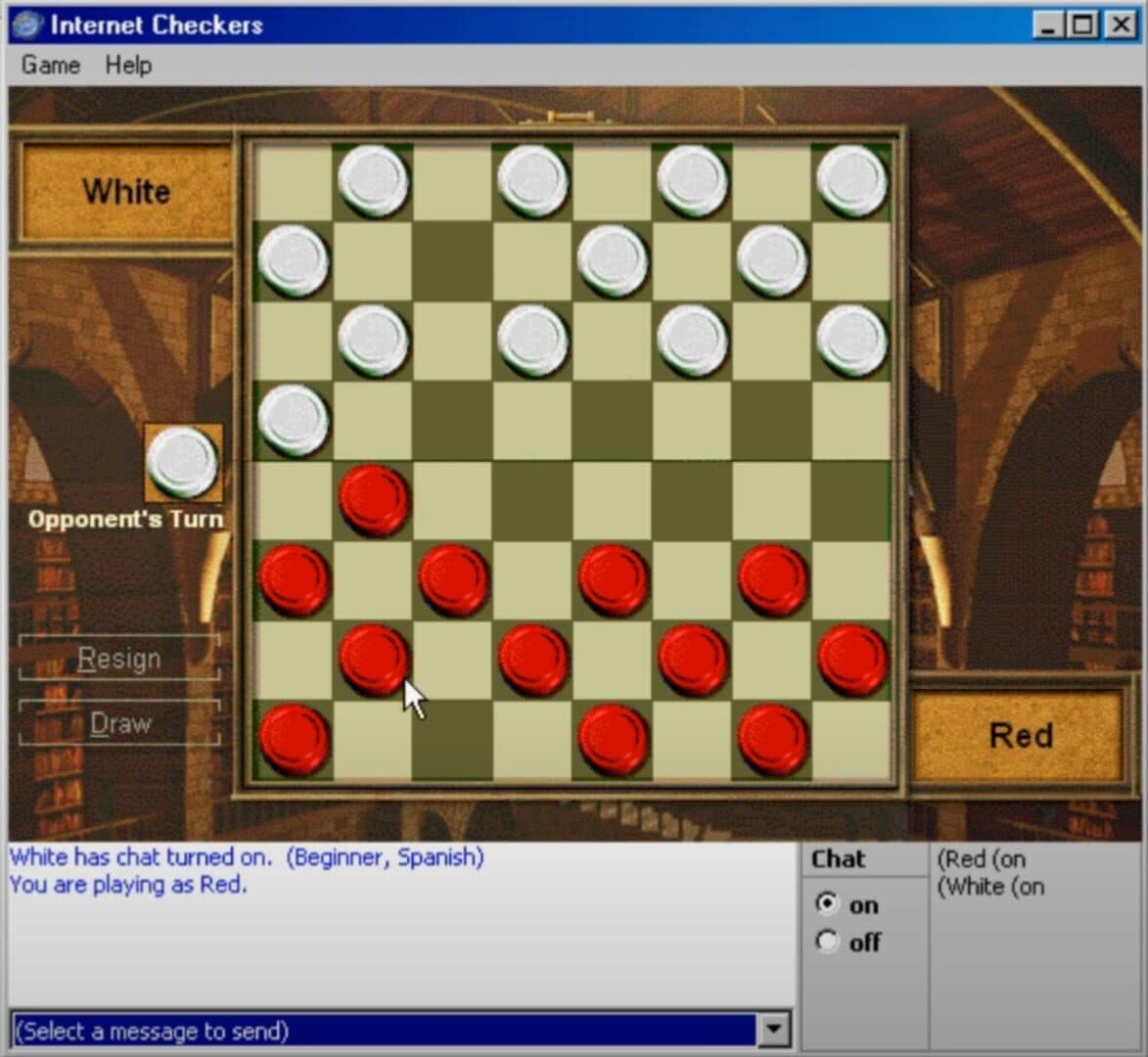 Internet Checkers screenshot 1