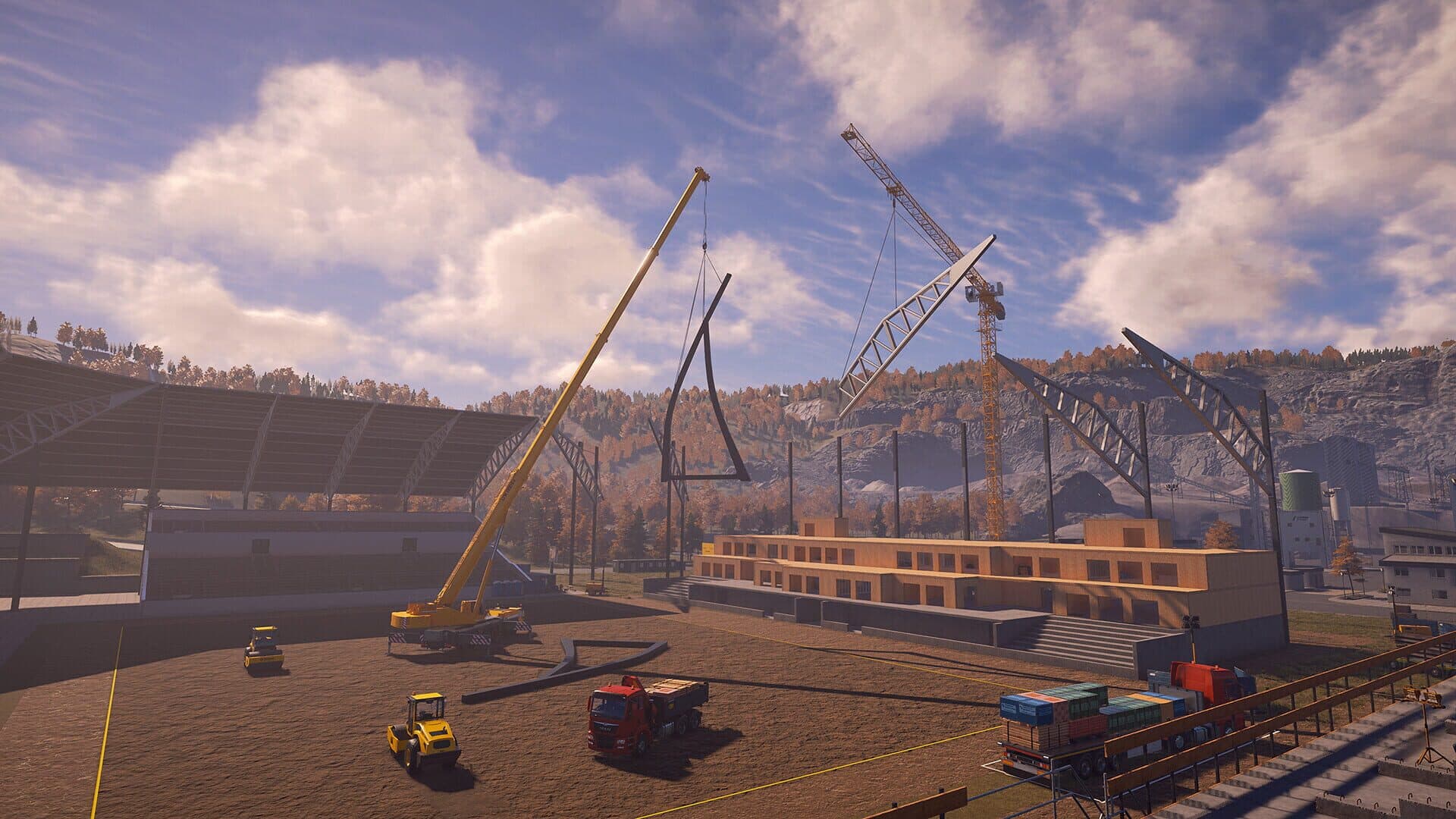 Construction Simulator: Stadium Expansion screenshot 1