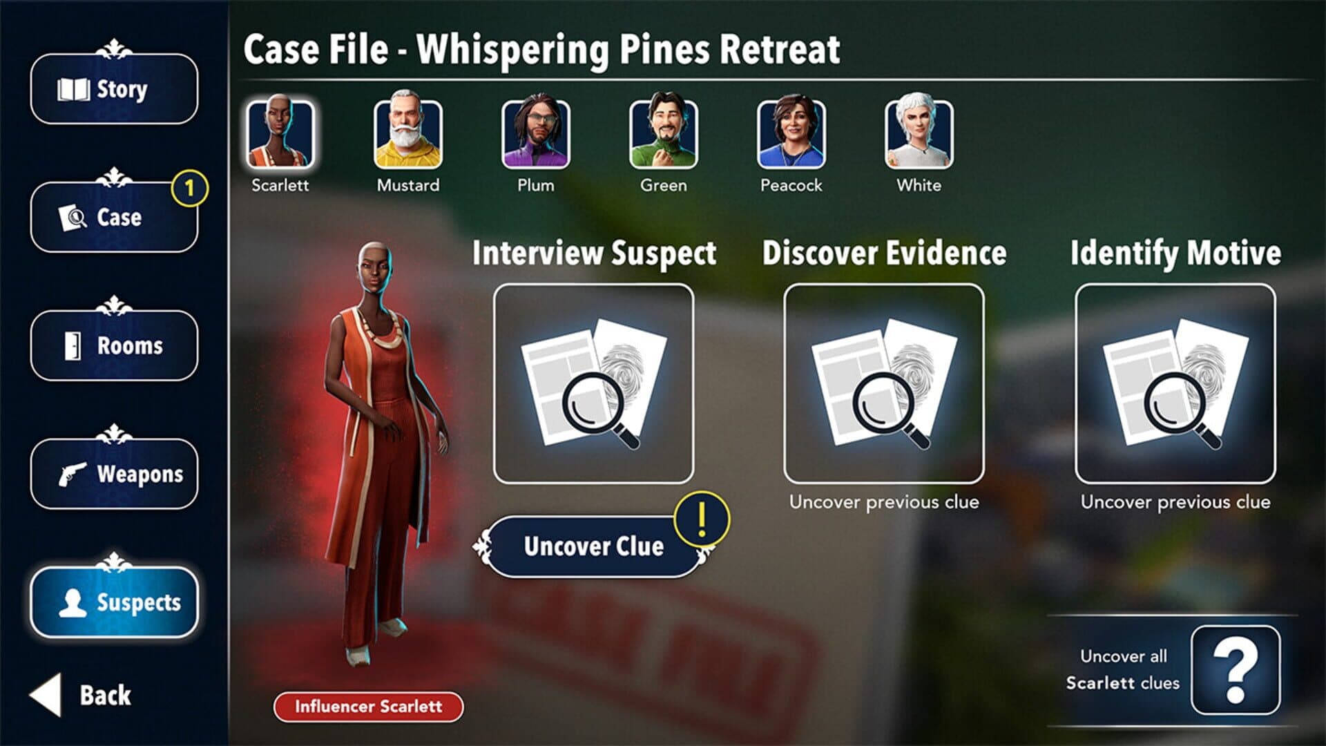 Clue: Whispering Pines Retreat Crime Scene screenshot 7