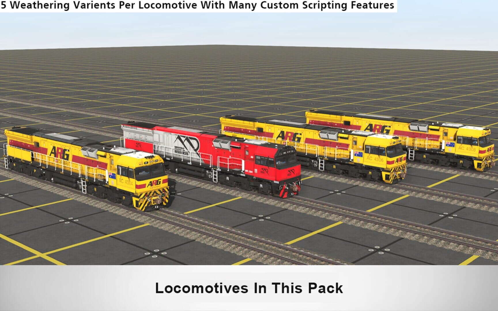 Trainz Plus: C44aci Locomotive - ARG/Mineral Resources Pack screenshot 5