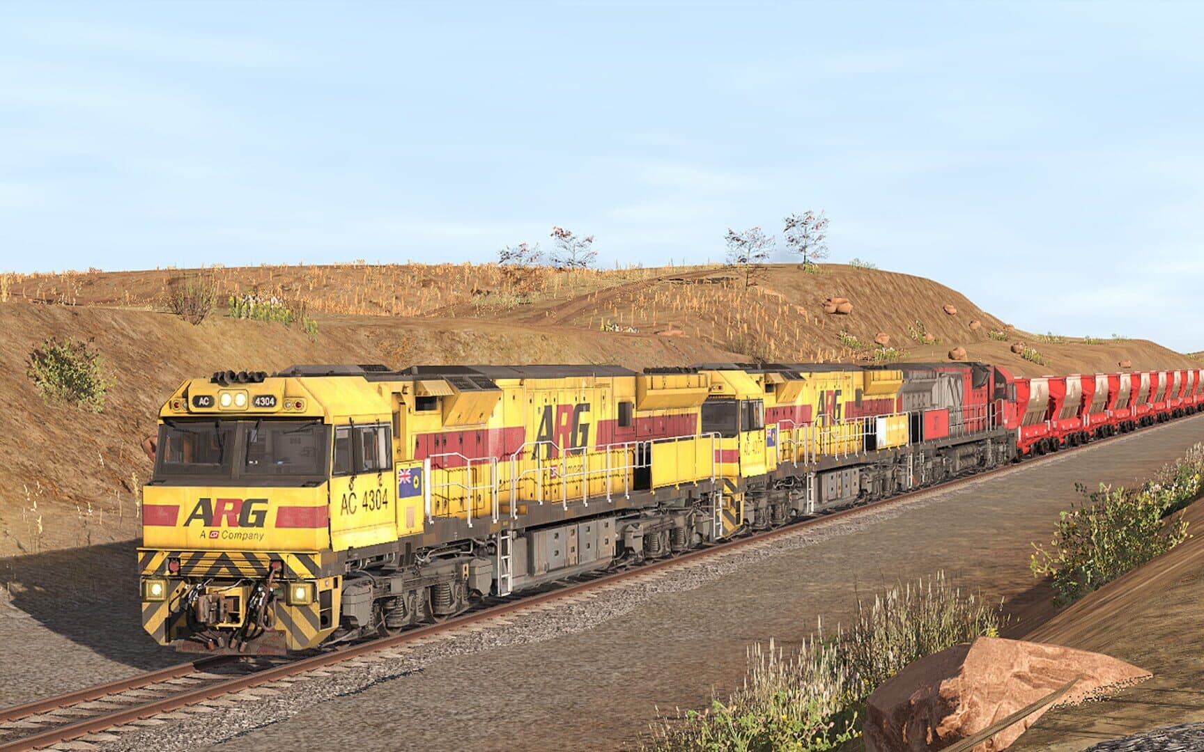 Trainz Plus: C44aci Locomotive - ARG/Mineral Resources Pack screenshot 6