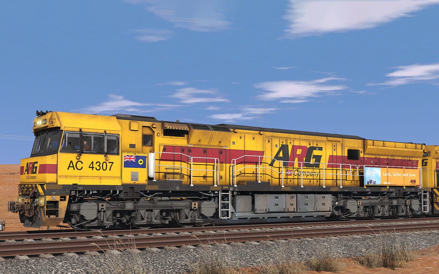 Trainz Plus: C44aci Locomotive - ARG/Mineral Resources Pack screenshot 7