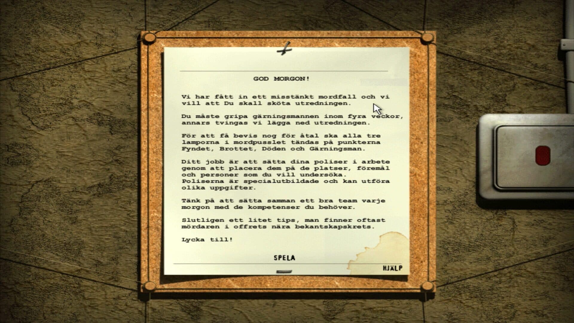 Polis 2: Någon ljuger screenshot 2