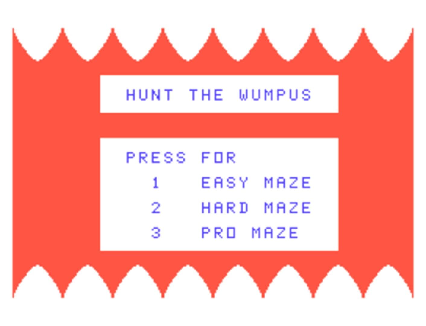 Hunt the Wumpus screenshot 1