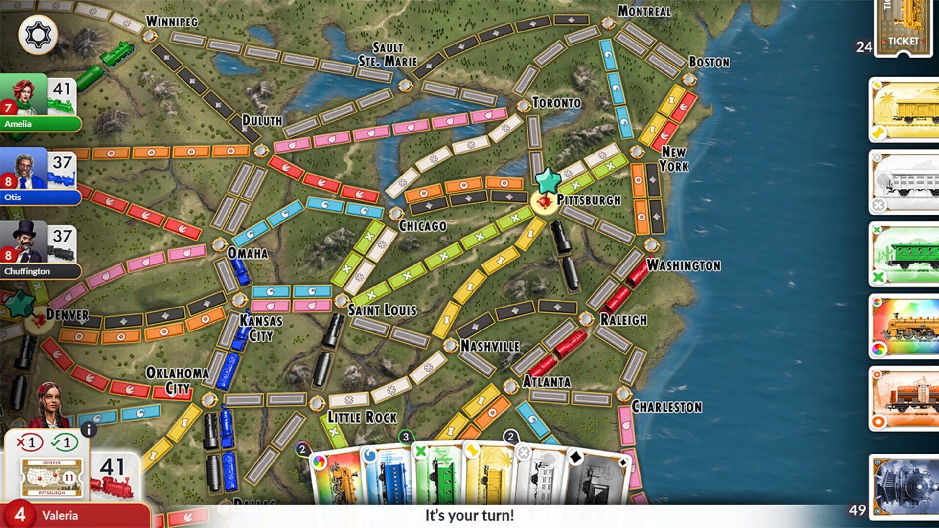 Ticket to Ride: USA 1910 Ticket Pack screenshot 3