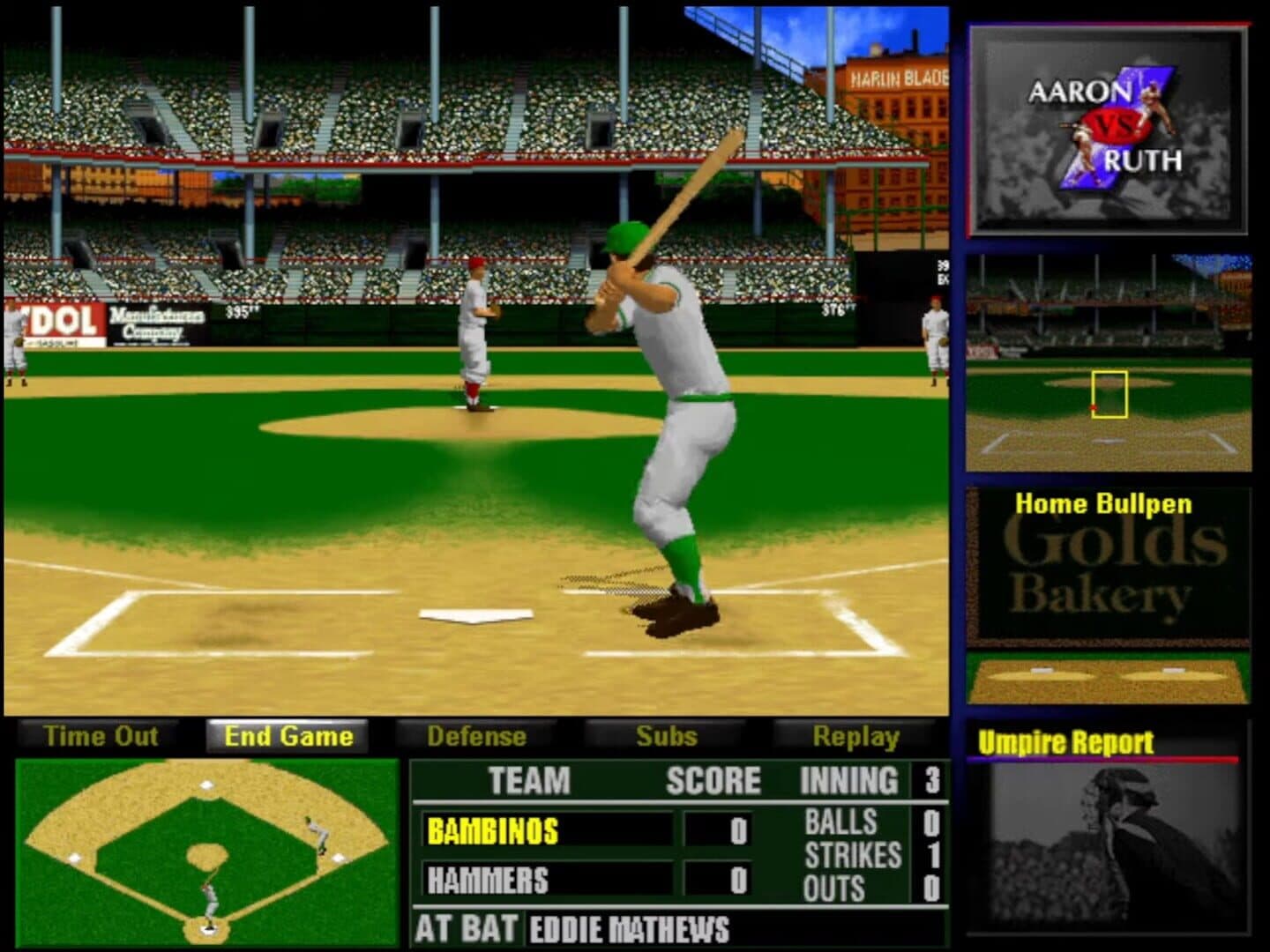 Aaron vs. Ruth: Battle of the Big Bats screenshot 1