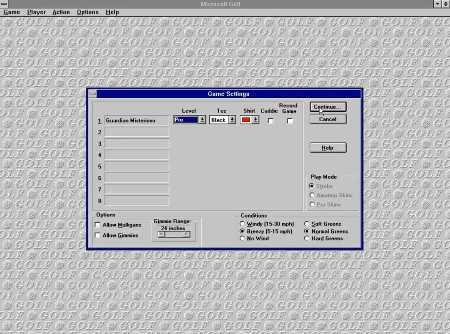 Microsoft Golf 2.0 screenshot 13