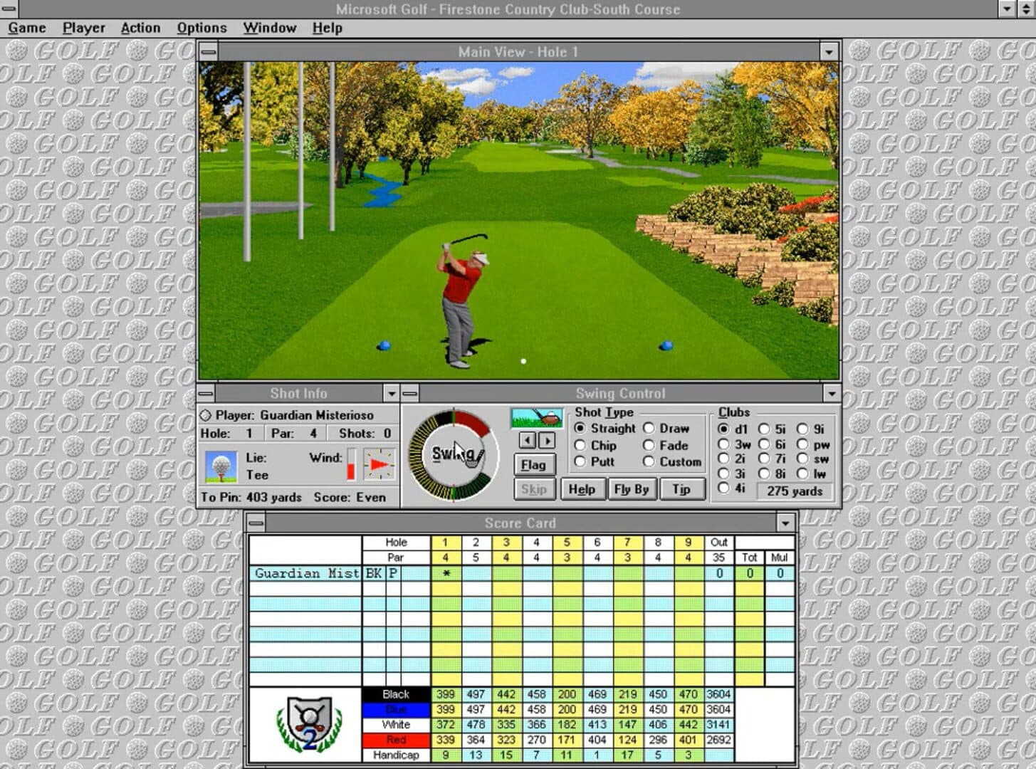 Microsoft Golf 2.0 screenshot 8