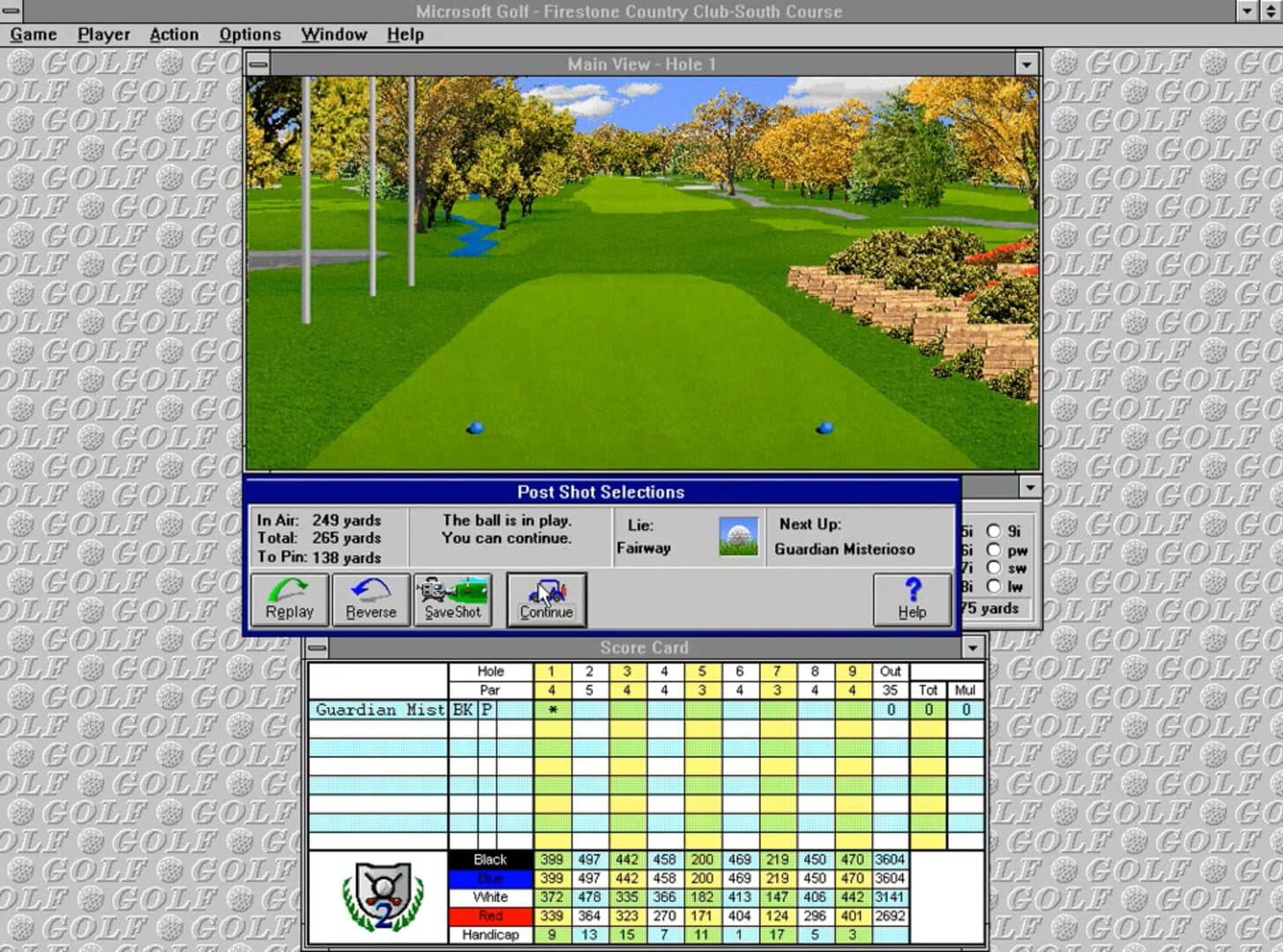 Microsoft Golf 2.0 screenshot 19