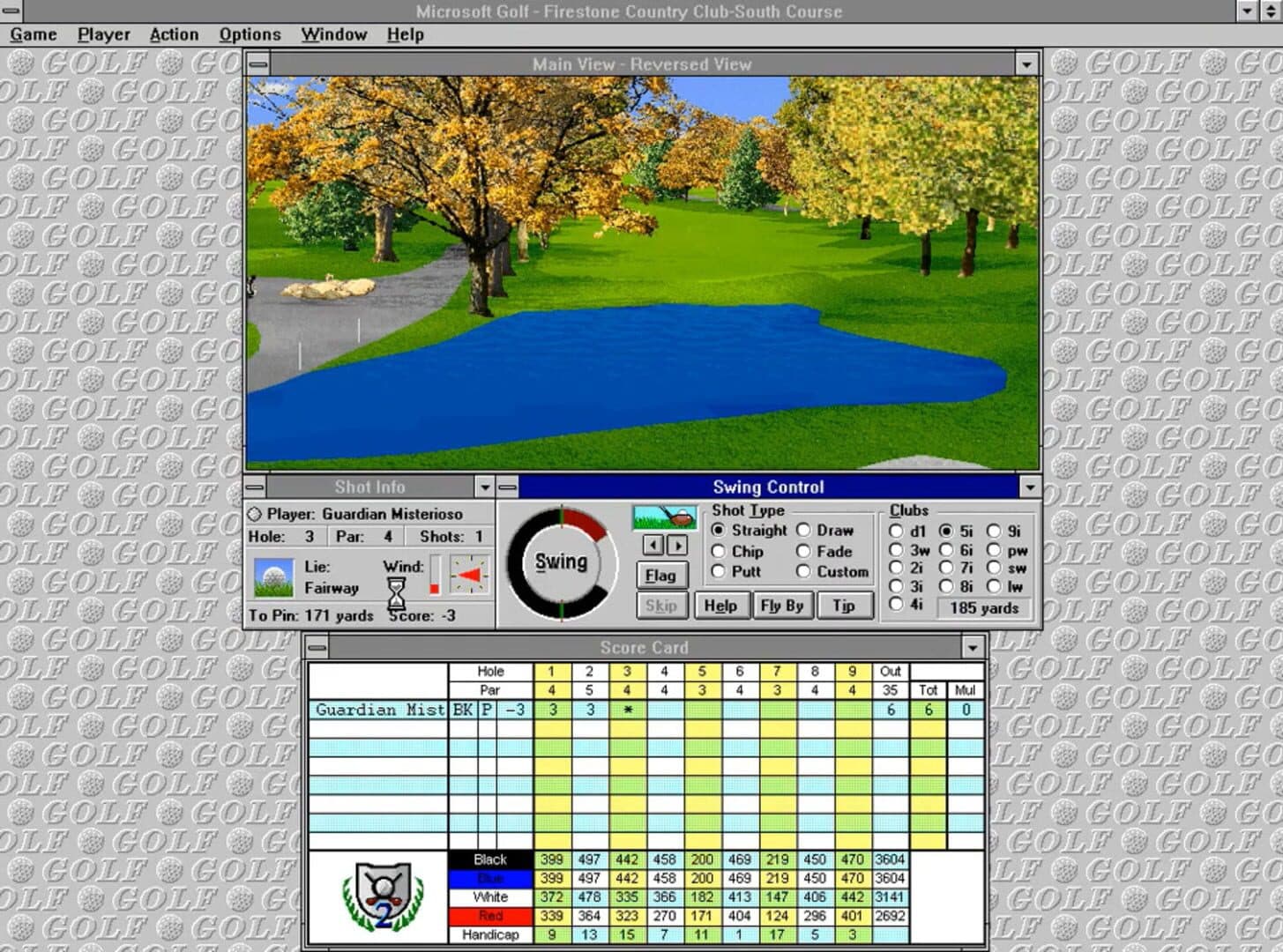 Microsoft Golf 2.0 screenshot 3