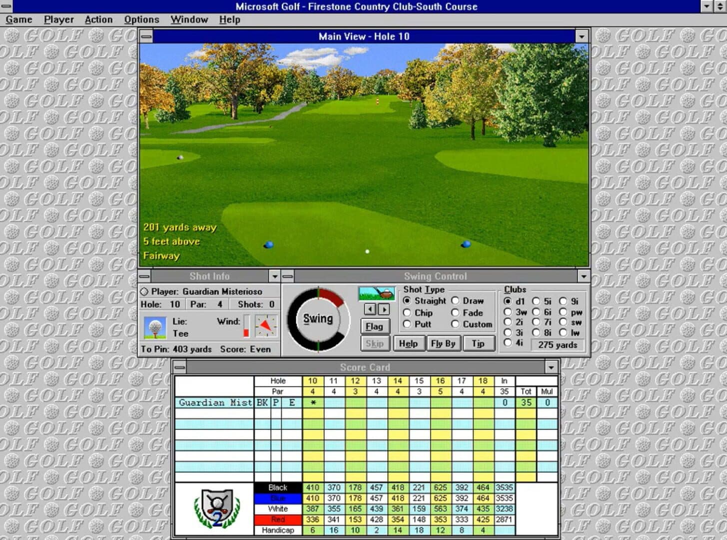 Microsoft Golf 2.0 screenshot 9