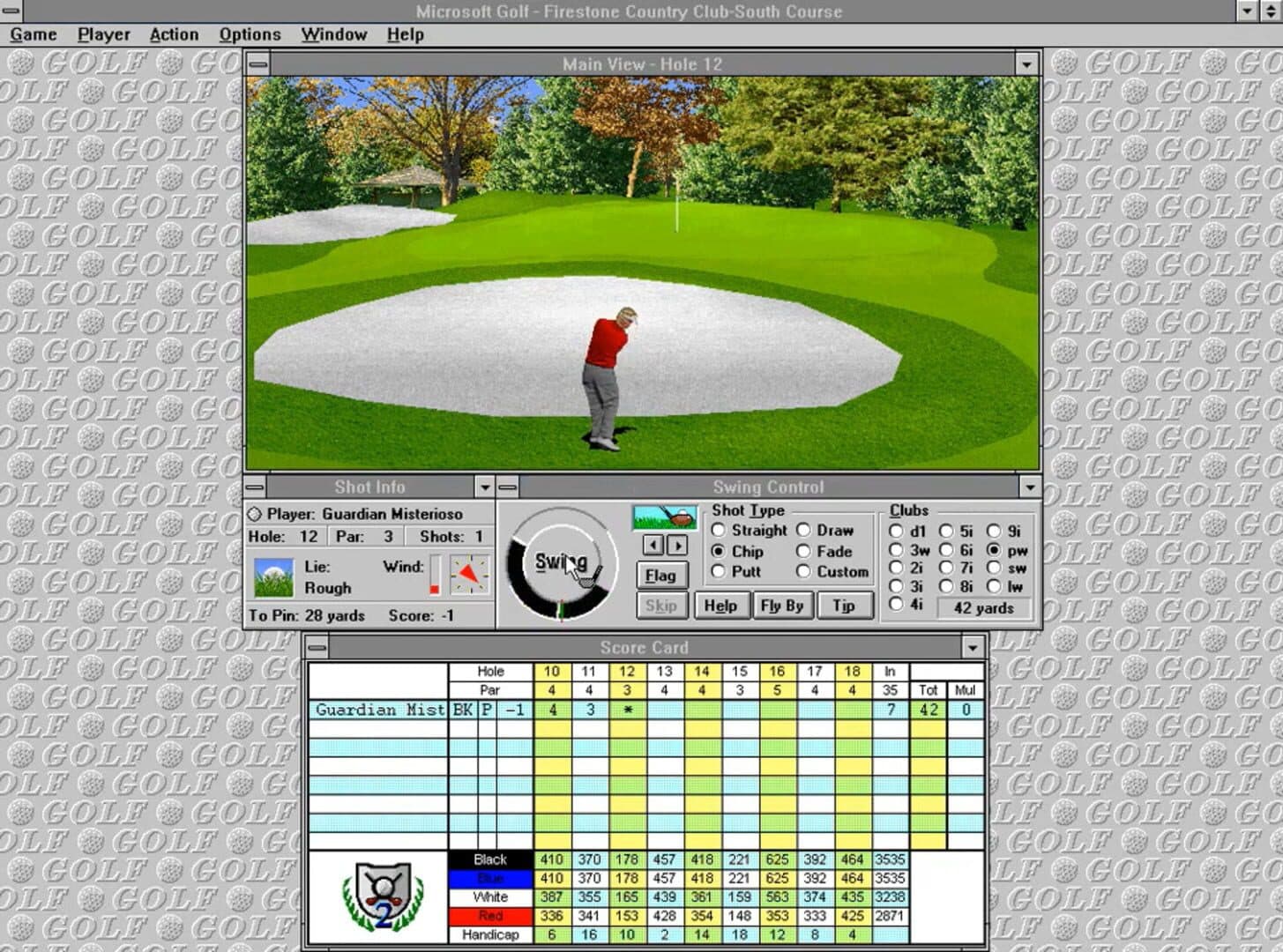 Microsoft Golf 2.0 screenshot 7