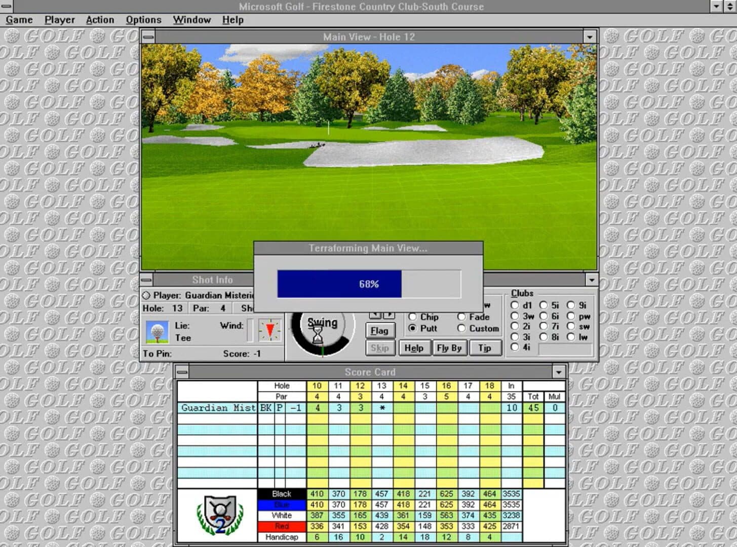 Microsoft Golf 2.0 screenshot 10