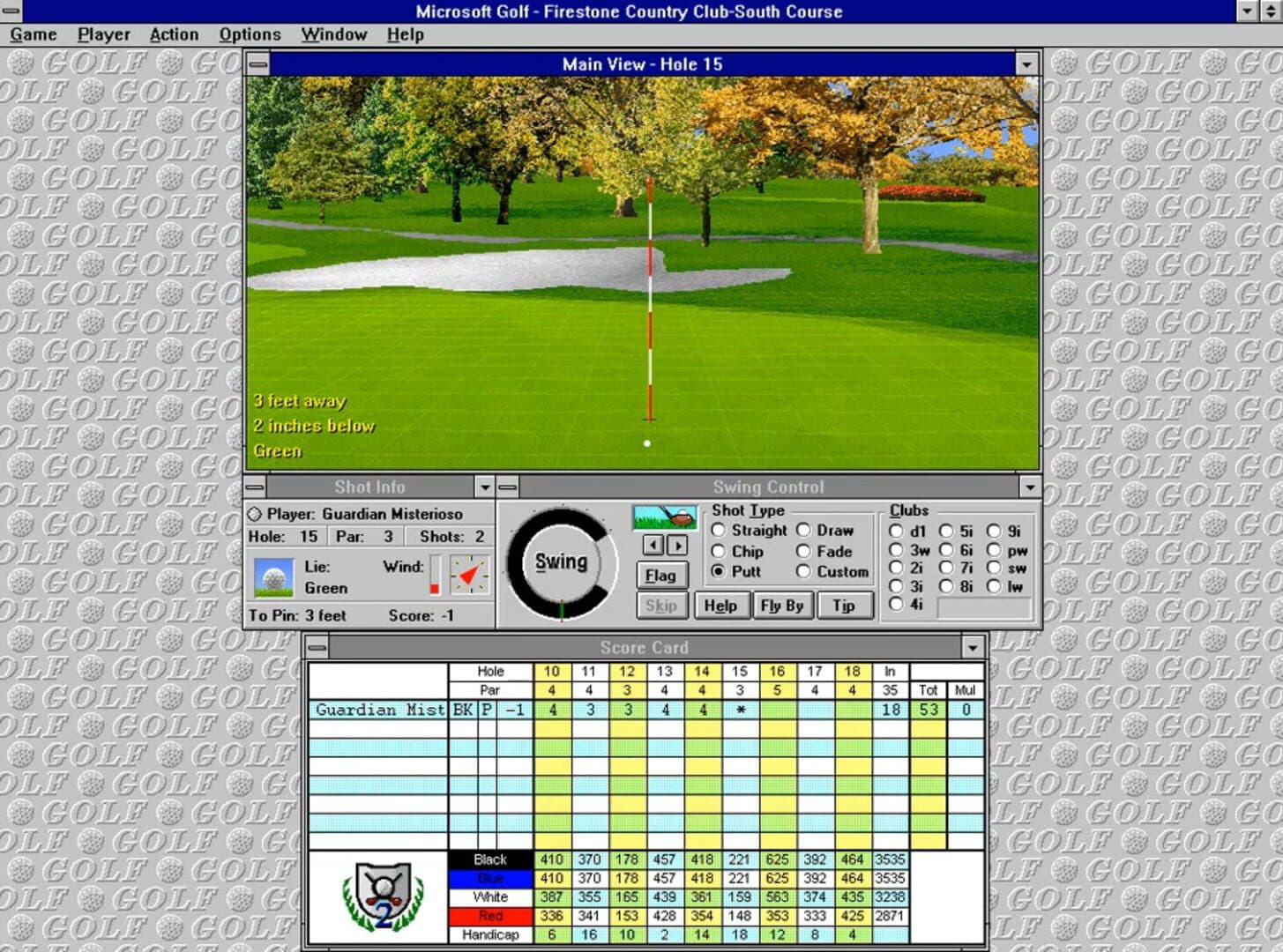 Microsoft Golf 2.0 screenshot 16