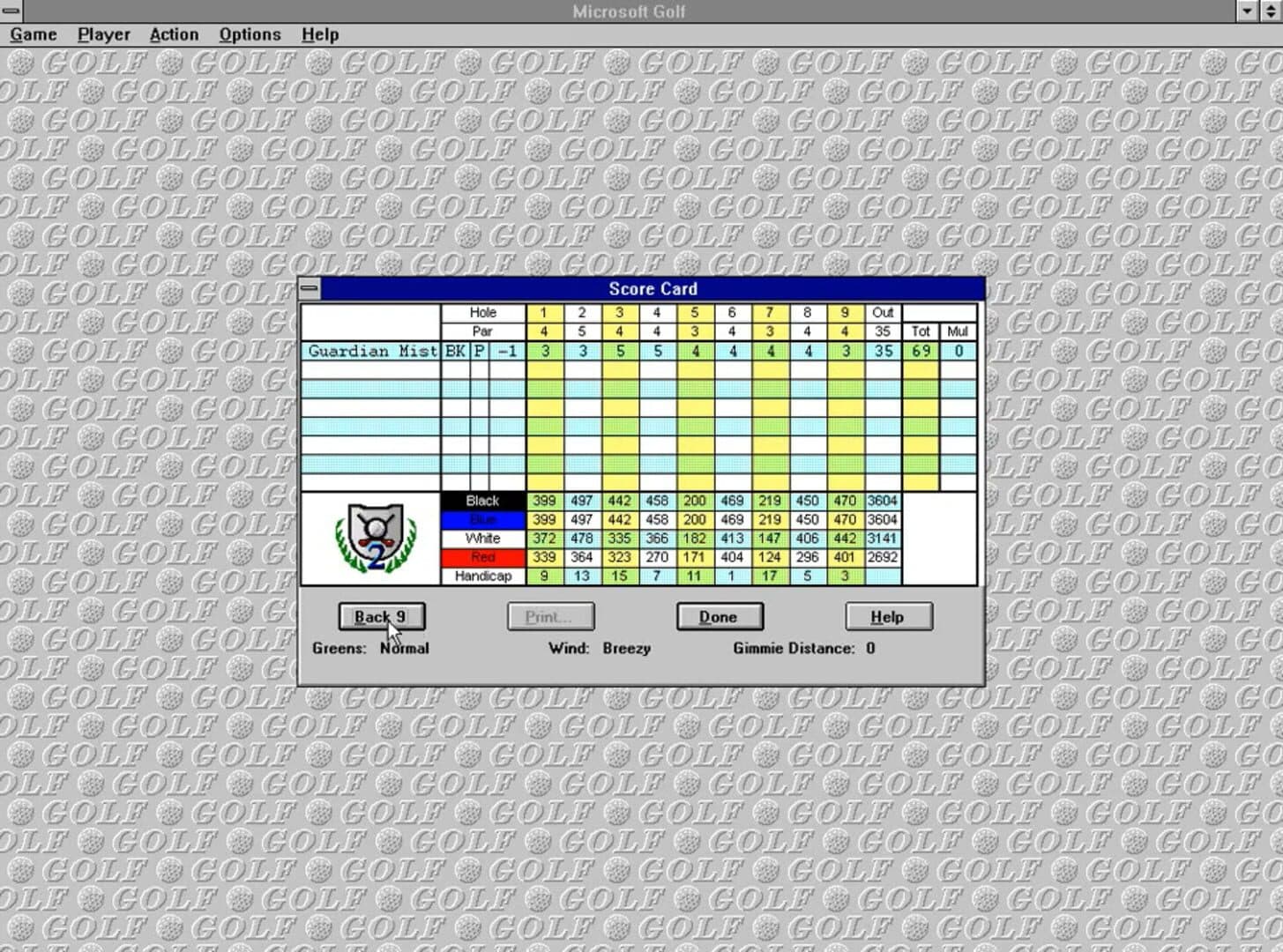 Microsoft Golf 2.0 screenshot 11