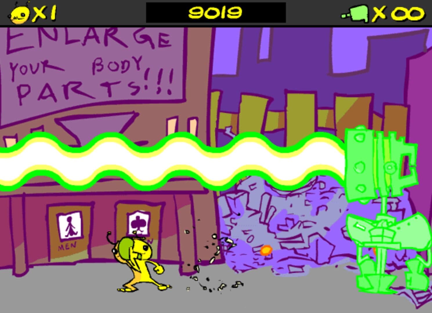 Alien Hominid screenshot 1