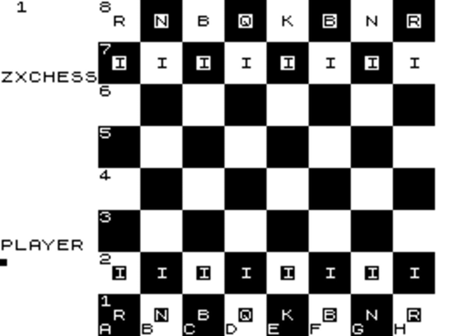 ZX Chess II screenshot 1