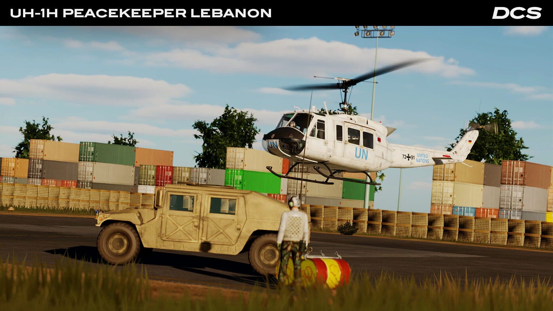 DCS World: UH-1H Peacekeeper Lebanon Campaign by Flying Cyking screenshot 2
