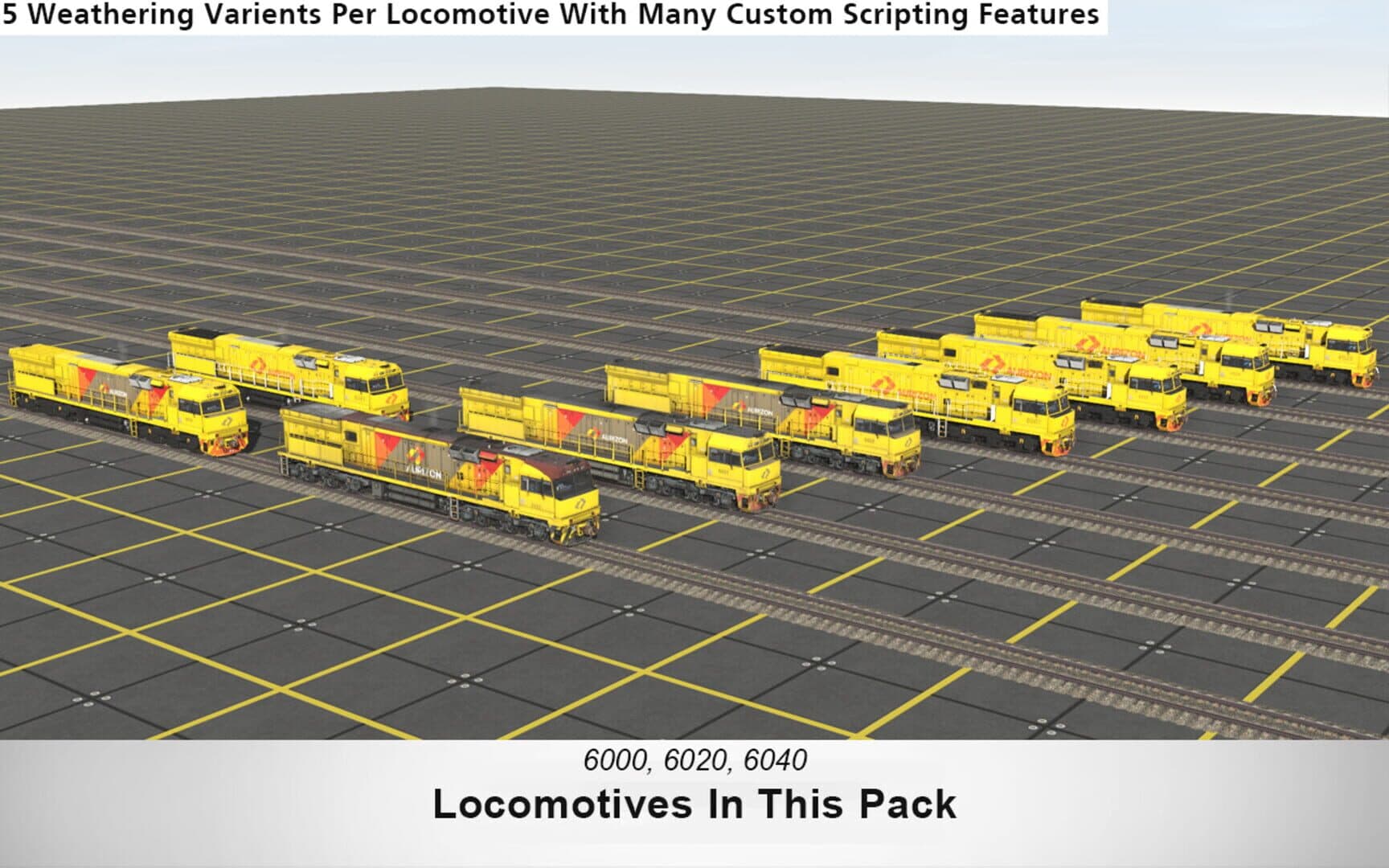 Trainz 2019: C44aci Locomotive - Aurizon Pack screenshot 2
