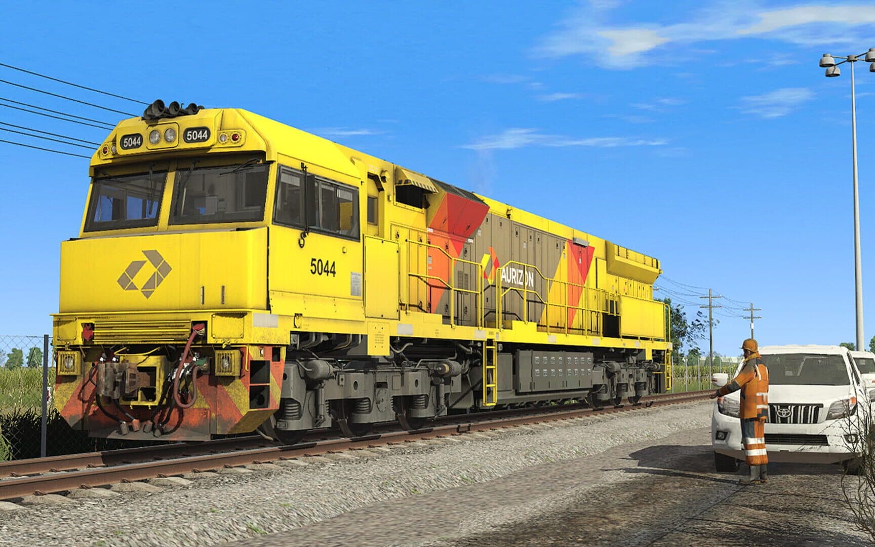 Trainz 2019: C44aci Locomotive - Aurizon Pack screenshot 9