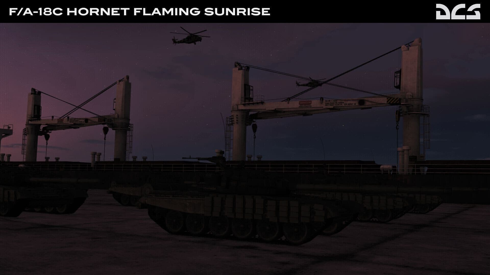 DCS World: F/A-18C Flaming Sunrise Campaign by Sandman Simulations screenshot 4