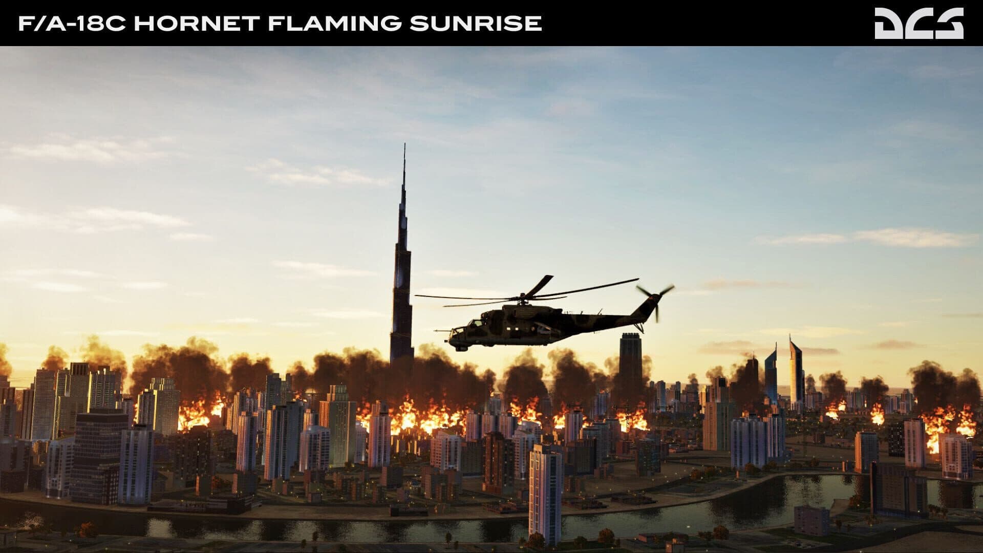 DCS World: F/A-18C Flaming Sunrise Campaign by Sandman Simulations screenshot 9