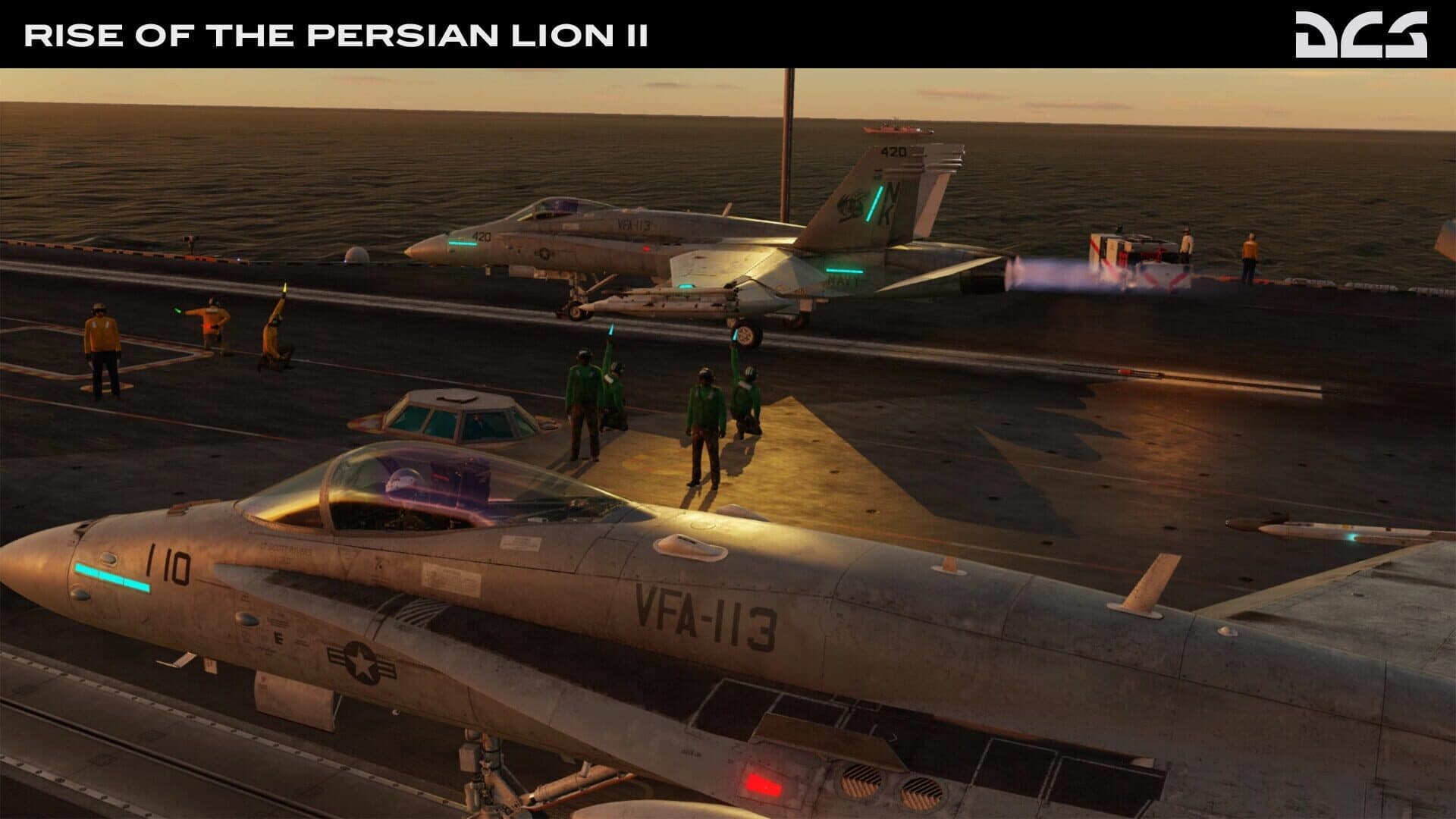 DCS World: F/A-18C Rise of the Persian Lion II Campaign by Badger 633 screenshot 8