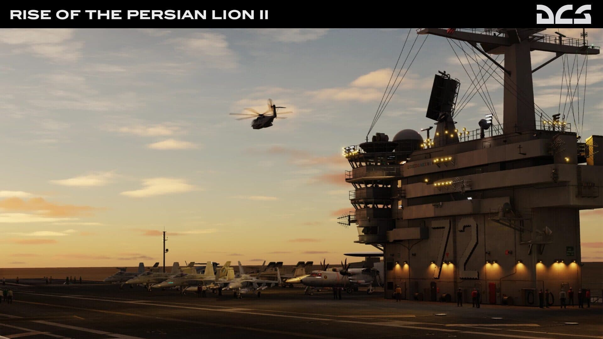 DCS World: F/A-18C Rise of the Persian Lion II Campaign by Badger 633 screenshot 9