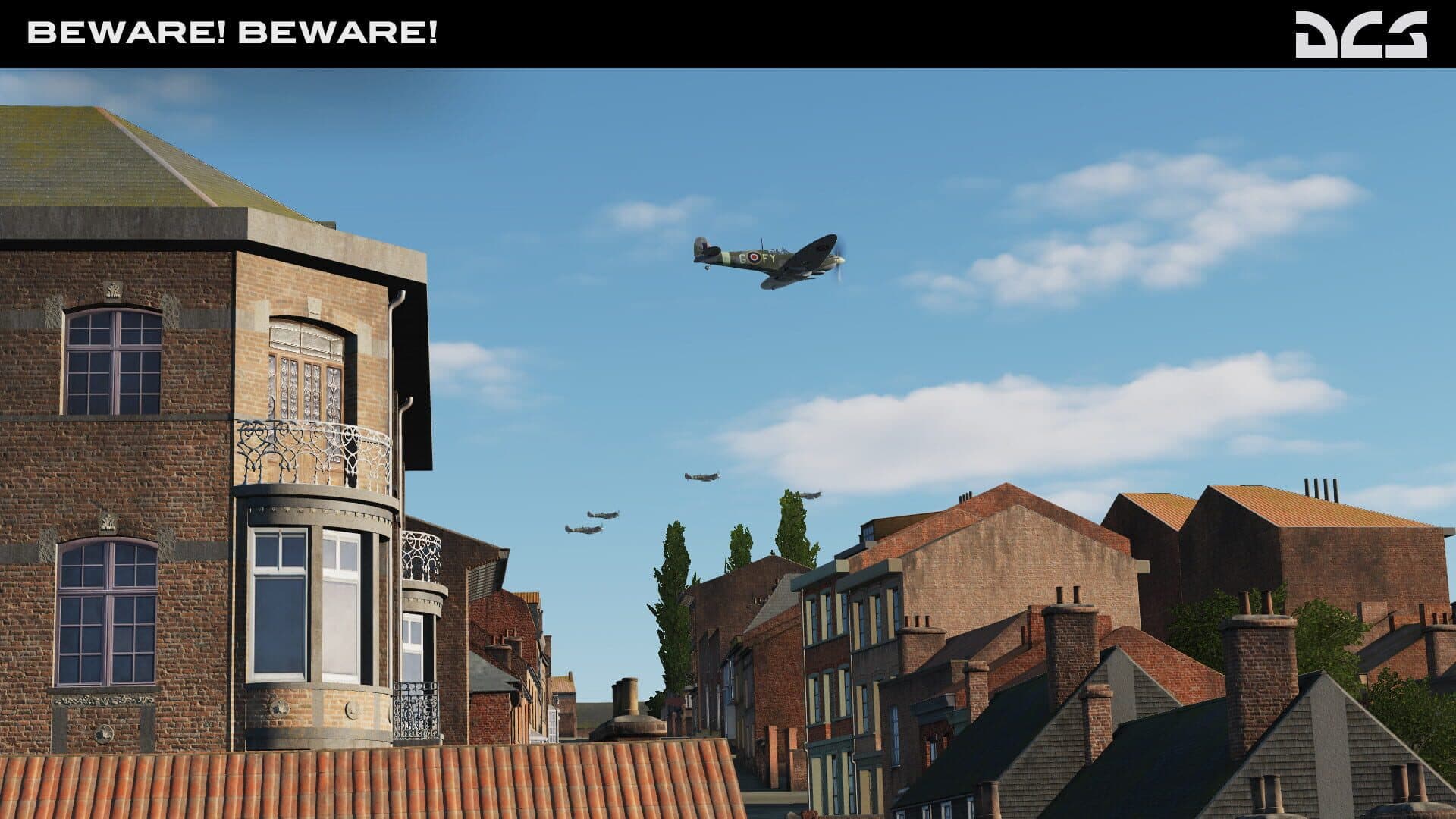 DCS World: Spitfire Beware! Beware! Campaign by Reflected Simulations screenshot 1