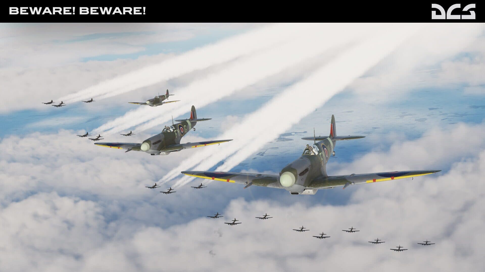 DCS World: Spitfire Beware! Beware! Campaign by Reflected Simulations screenshot 2