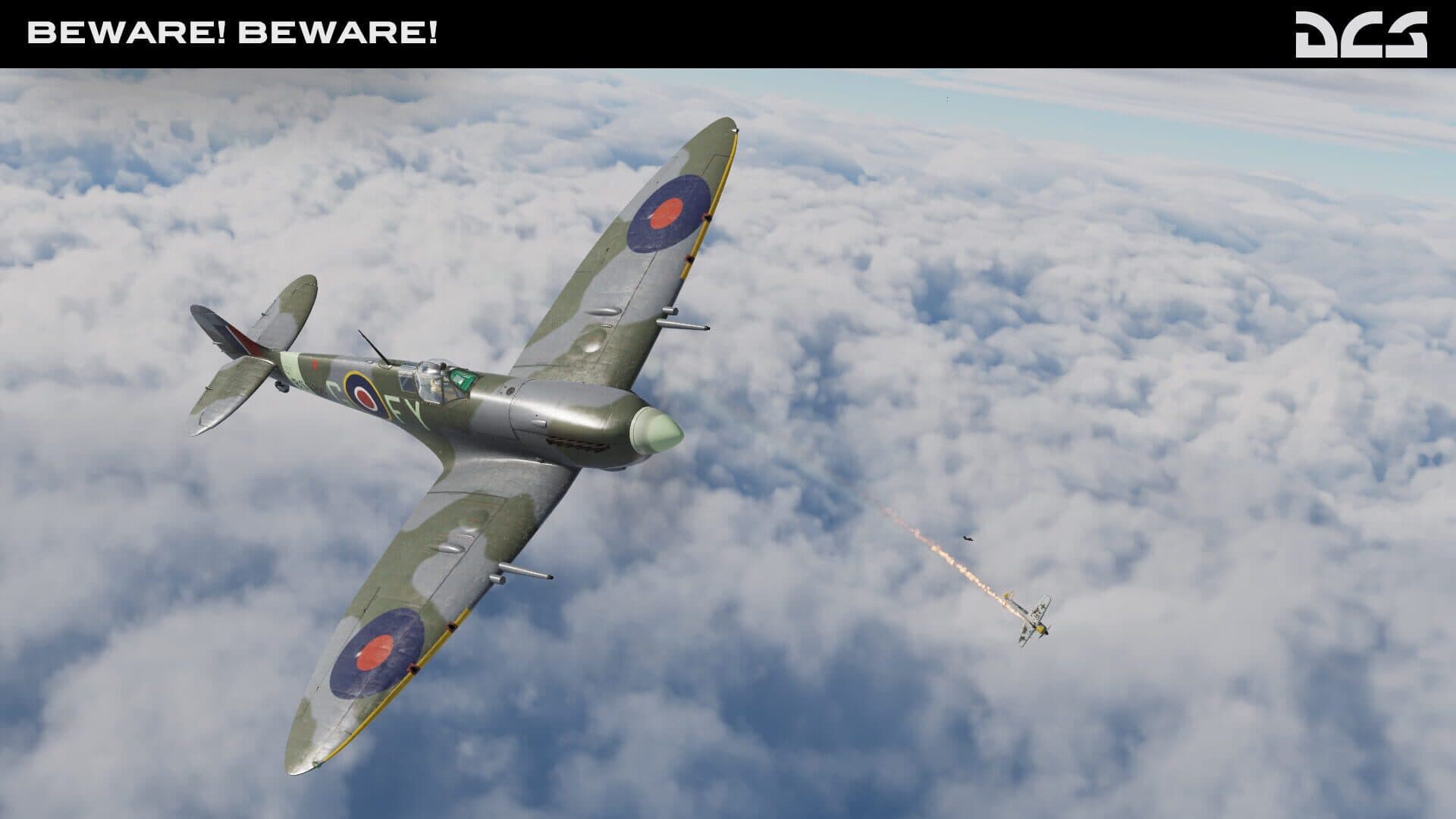 DCS World: Spitfire Beware! Beware! Campaign by Reflected Simulations screenshot 8