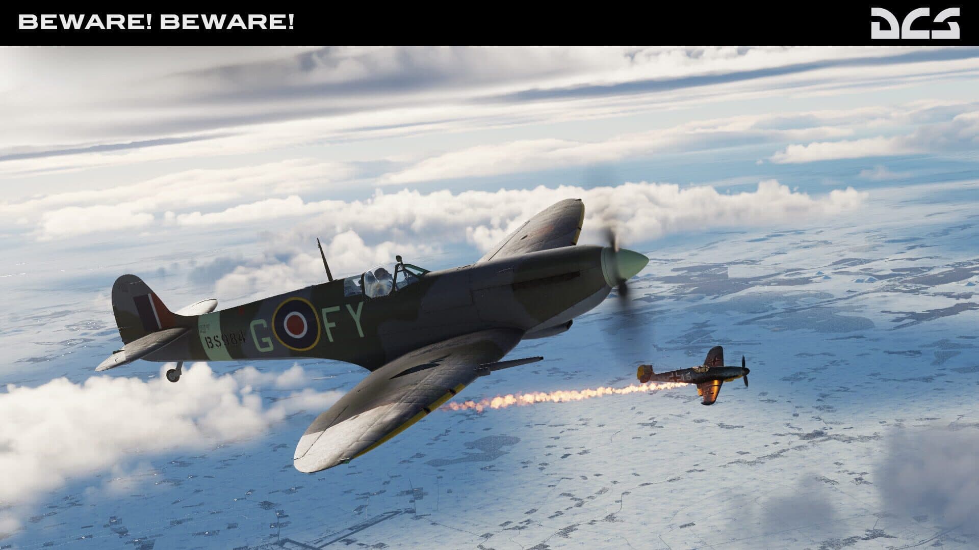 DCS World: Spitfire Beware! Beware! Campaign by Reflected Simulations screenshot 6