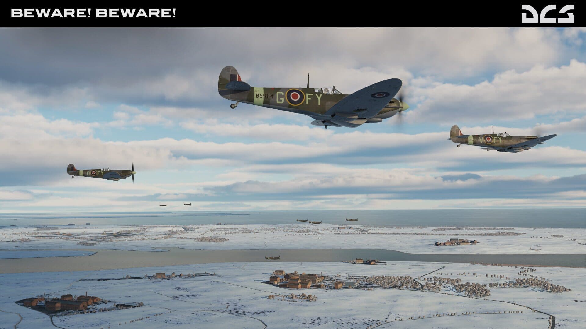 DCS World: Spitfire Beware! Beware! Campaign by Reflected Simulations screenshot 4